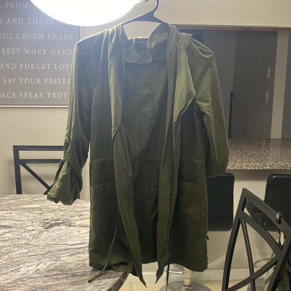 Women’s Army Green Blazer Jacket (S)